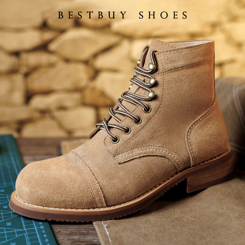 Tools Quality - Sepatu Boots Motor Pria Kulit Sapi
