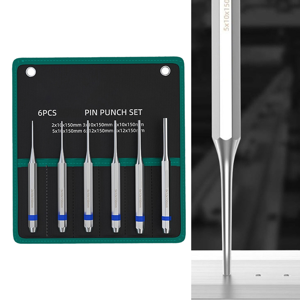Workshop Tools And Equipment - 1/6 Buah 2/3/4/5/6/8Mm Alat Pelubang Pin
