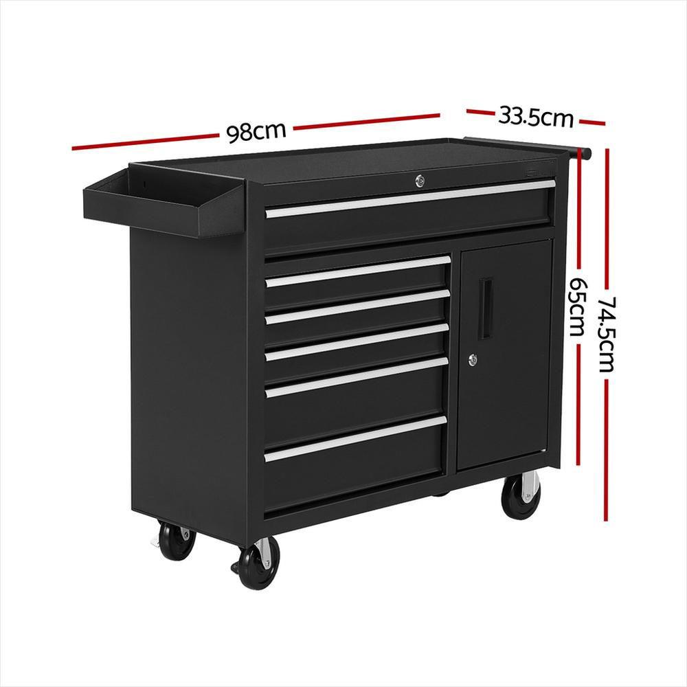 Kabinet Kotak Perkakas 6 Laci  - Tools Trolley For Workshop ulasan dan harga