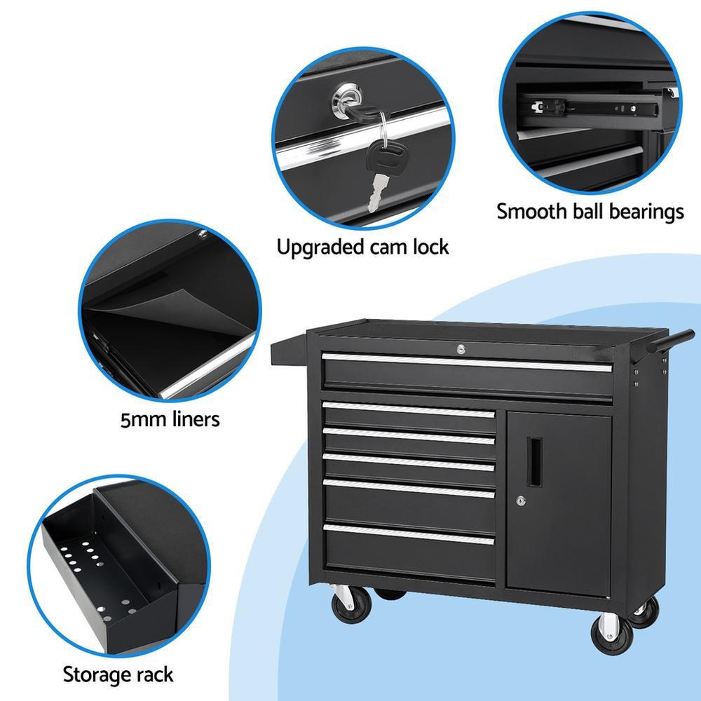 Kabinet Kotak Perkakas 6 Laci  - Tools Trolley For Workshop ulasan dan harga