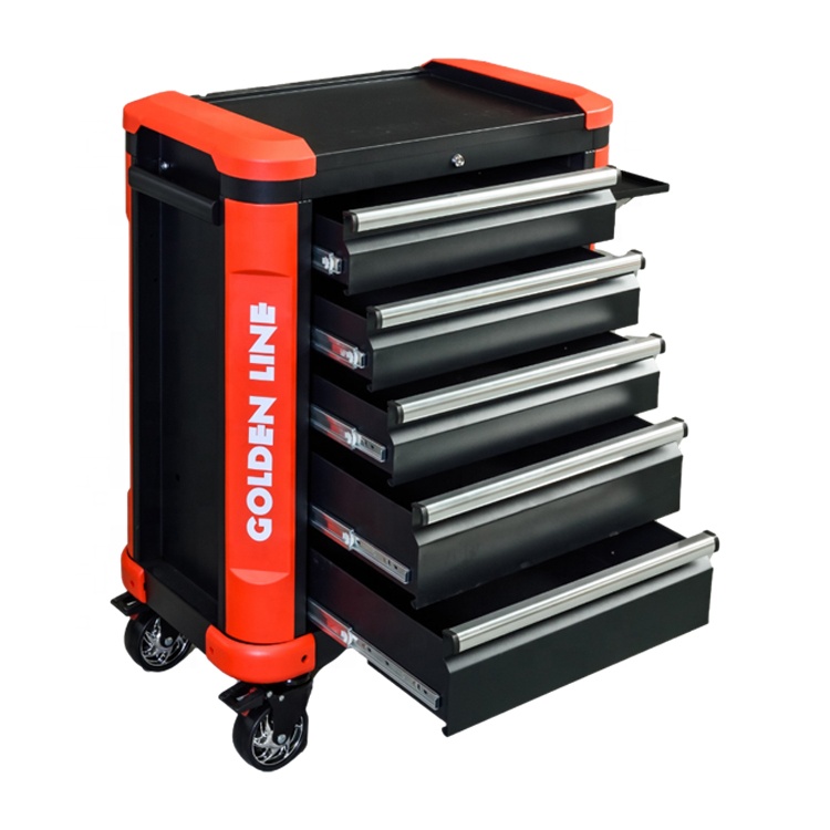 Lemari Perkakas Logam Beroda d - Tools Trolley For Workshop ulasan dan harga