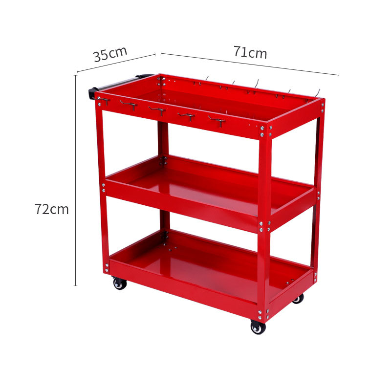 Troli Perkakas 3 Tingkat Berod - Tools Trolley For Workshop ulasan dan harga