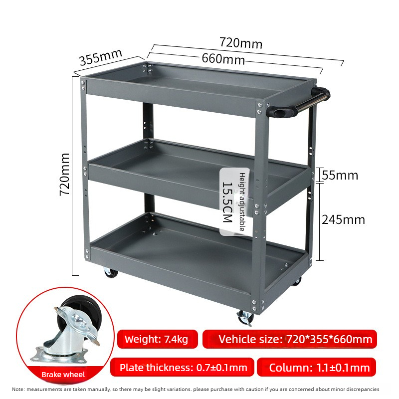 Troli Perkakas Bengkel Mekanik - Tools Trolley For Workshop ulasan dan harga