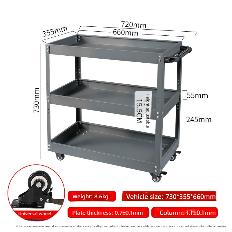 Troli Perkakas Bengkel Mekanik - Tools Trolley For Workshop ulasan dan harga
