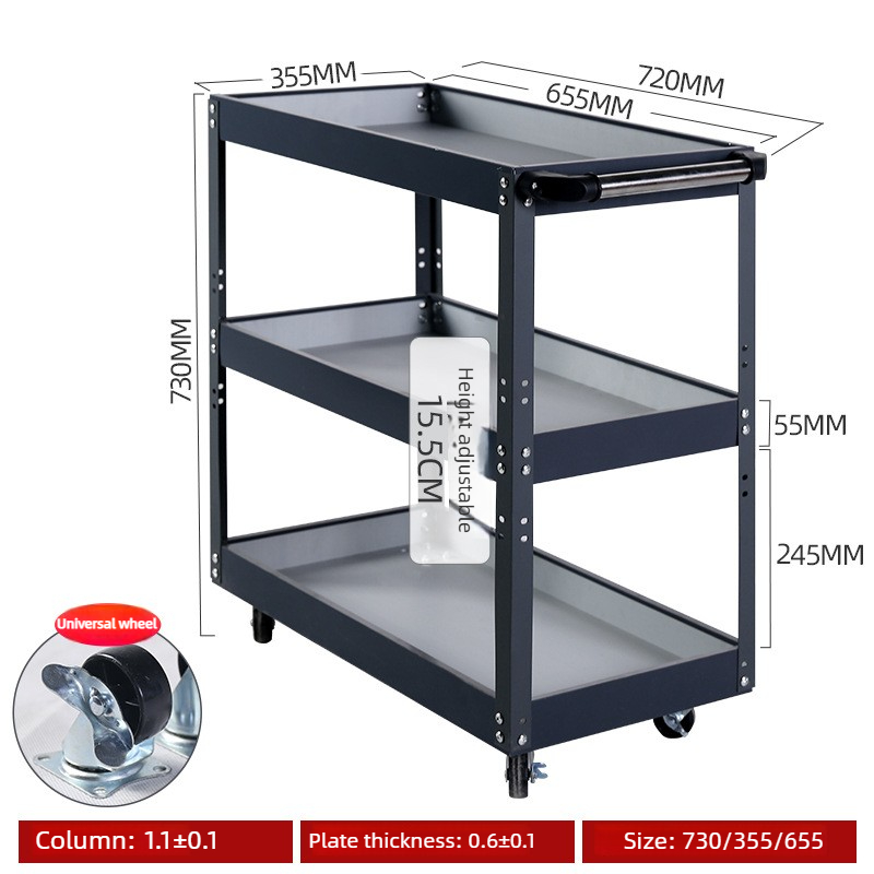 Troli Perkakas Bengkel Mekanik - Tools Trolley For Workshop ulasan dan harga