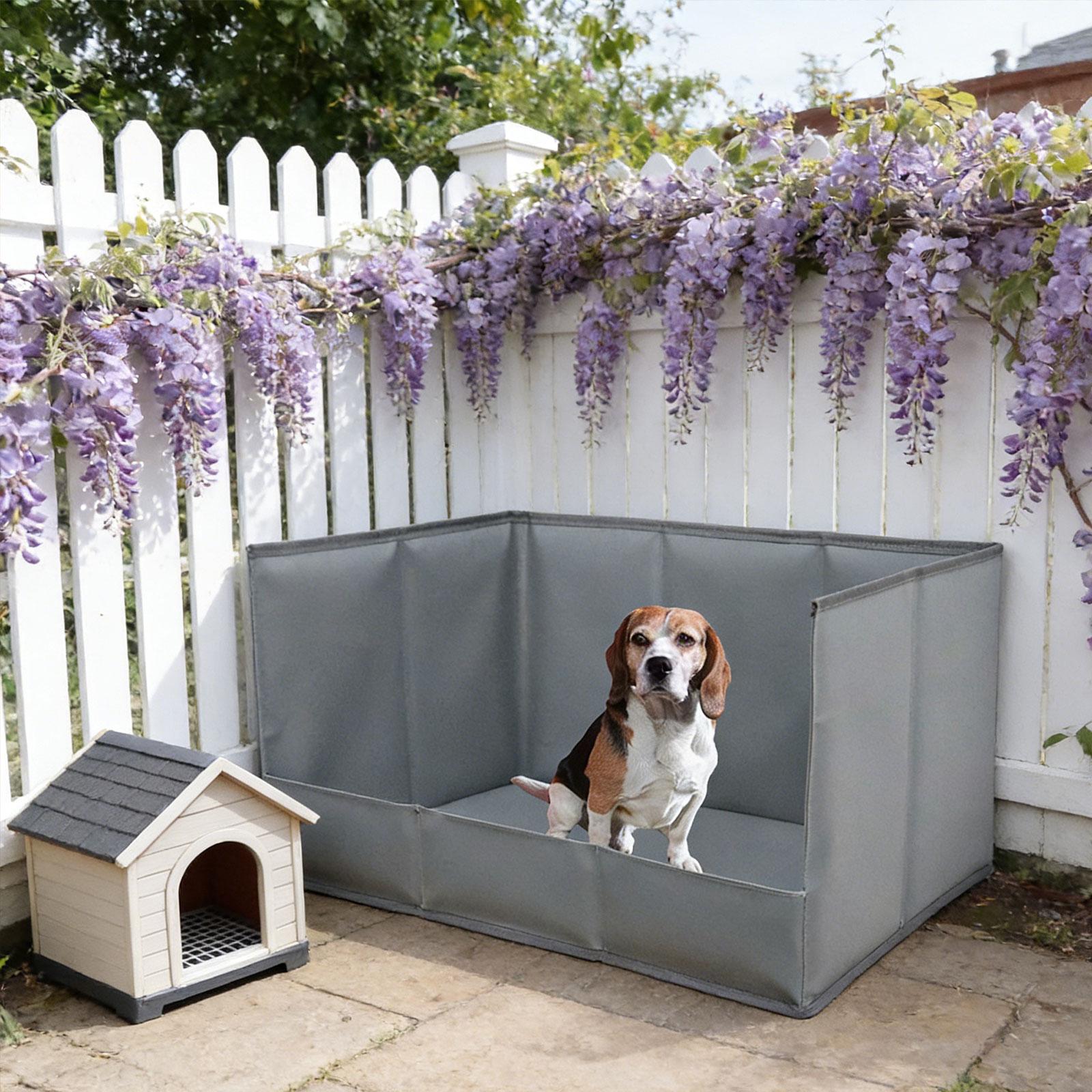 Bak Kotoran Anjing Portabel un - Bench Dog Hole ulasan dan harga
