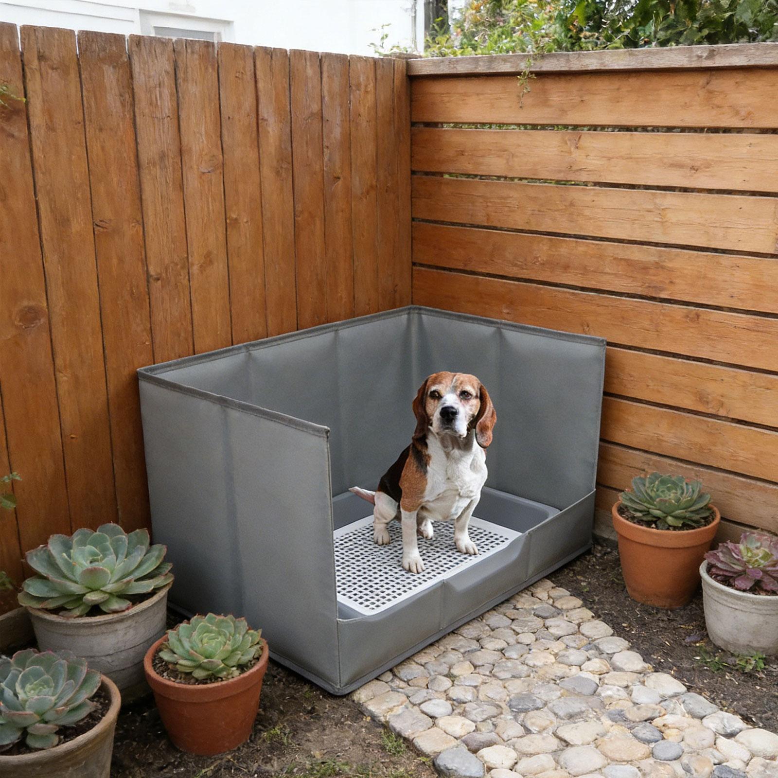 Bak Kotoran Anjing Portabel un - Bench Dog Hole ulasan dan harga