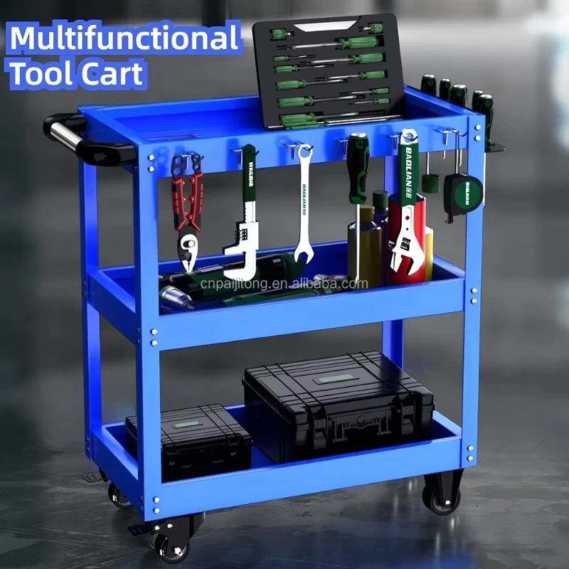 Troli Bengkel Gerobak Perkakas - Tools Trolley For Workshop ulasan dan harga